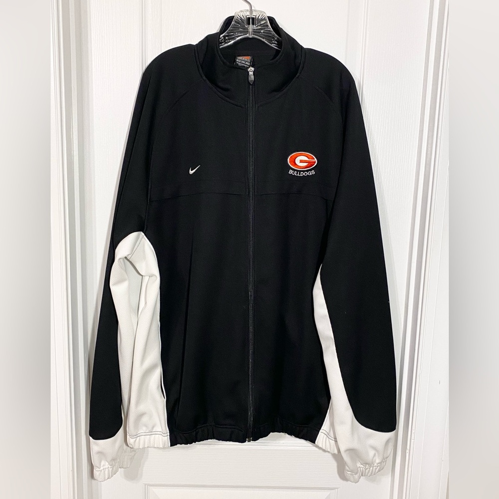 Y2K VTG Nike Georgia Bulldogs Track Jacket White Black Men’s 3XL Tall